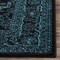 Safavieh Adirondack Power Loomed Rectangle RugBlack & Teal 3 x 5 ft. ADR108K-3 - alternate 5